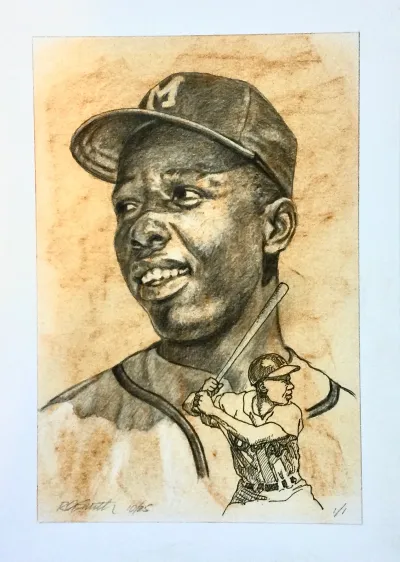 Baseball Legend Portrait