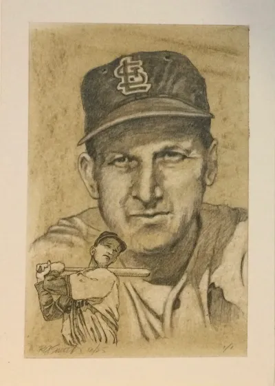 Baseball Legend Portrait