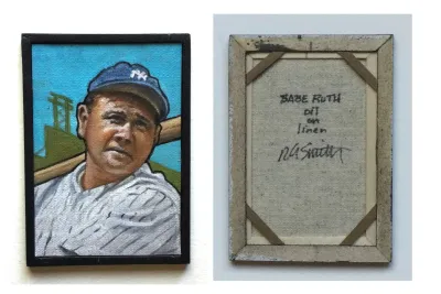Babe Ruth Baseball Portrait