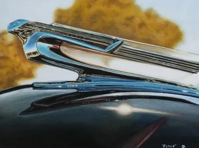 Chrome Bird Reflections