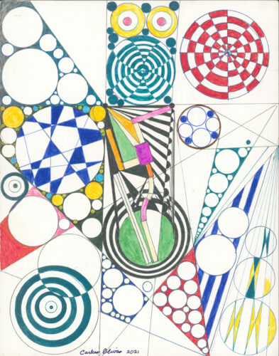 Carlos Olivas- Color Dots- 11x14
